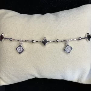 925 Silver Starry Charm Bracelet